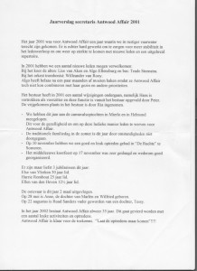 jaarverslag 2001